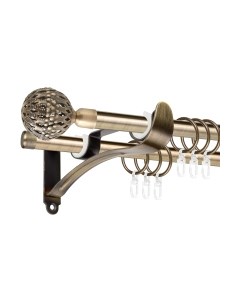 Карниз для штор АС ФОРОС Prime D16Г/16Г + наконечники Гуидо Ас форос