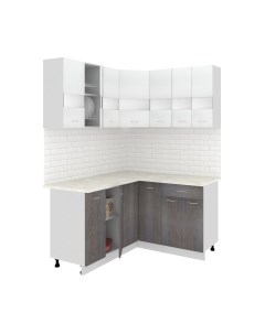 Кухонный гарнитур Кортекс-мебель Корнелия Экстра 1.5x1.4м