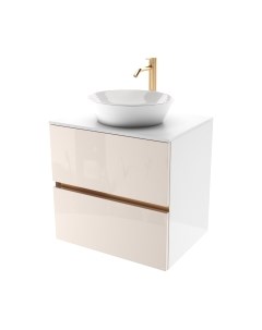 Тумба под умывальник ЗОВ Лира 70 / L70MW0MTGVG-KP13W Зов