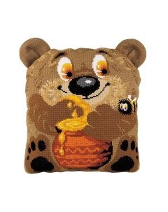 Набор для вышивания Подушка Медвежонок / 1590 Риолис