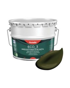 Краска Eco 3 Wash and Clean Kombu / F-08-1-9-LG72 Finntella
