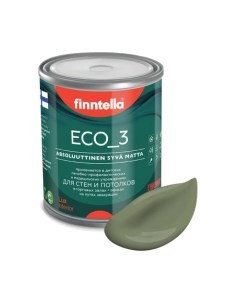 Краска Eco 3 Wash and Clean Oliivi / F-08-1-1-LG80 Finntella