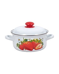 Кастрюля Лысьвенские эмали Сочная клубника С-1515 АП2/4