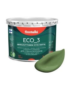 Краска Eco 3 Wash and Clean Vihrea / F-08-1-3-LG86 Finntella