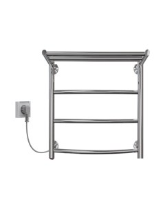 Полотенцесушитель электрический GRANULA Классик 50x60 D32 с полкой Granula