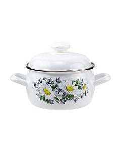 Кастрюля Лысьвенские эмали Ромашковое поле С-4213 АП2/4