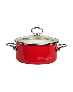 Кастрюля СтальЭмаль Bon Appetit / 8SD165S Стальэмаль