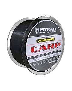 Леска монофильная Mistrall Admunson Carp Black 0.28мм 1000м / ZM-3350028