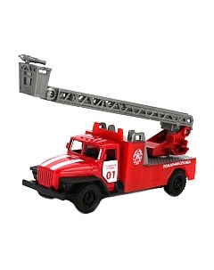 Автомобиль игрушечный Урал Пожарная машина / SB-16-55-A-WB Технопарк