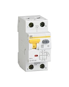 Дифференциальный автомат IEK АВДТ 32 C63 100мА / MAD22-5-063-C-100 Iek