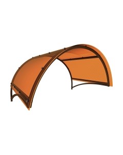Козырек ИМпласт Арка Полимер 1500х1050 Янтарь Импласт
