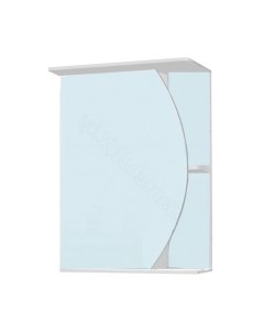 Шкаф с зеркалом для ванной Vako Луна 50 Левый / 10382