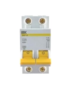 Выключатель автоматический IEK ВА47-29 2Р 25А 6кА С / MVA41-2-025-C Iek