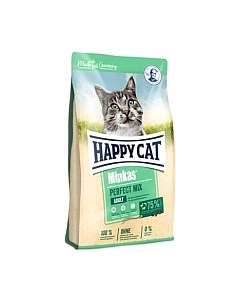 Сухой корм для кошек Happy Cat Minkas Perfect Mix Домашняя птица, рыба и ягненок / 70416 Happy cat