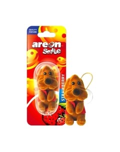 Ароматизатор автомобильный Areon Smile Blister Toy Strawberry / ASB04