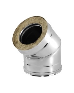 Поворот дымохода КПД Сэндвич 45 ф150х230 Кпд