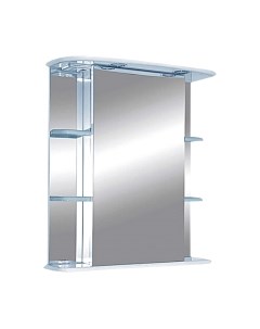 Шкаф с зеркалом для ванной Misty Магнолия 65 L / Э-Маг04065-01СвЛ