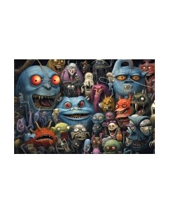 Фотообои листовые ФабрикаФресок Стильные Креативные Монстры / 954270 Фабрикафресок