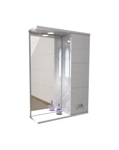 Шкаф с зеркалом для ванной Emmy Монтана 50