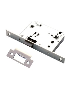 Защелка врезная Ренц INLB 2070 plastic SN с пластиковым язычком