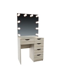 Туалетный столик с зеркалом Мир Мебели С подсветкой 25 ZS Мир мебели