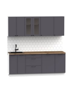 Кухонный гарнитур Лион-16 В-1 2.1м Интермебель