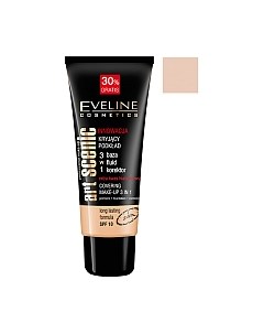 Тональный крем Eveline Cosmetics Art Professional Make-Up 3 в 1 слоновая кость Eveline cosmetics