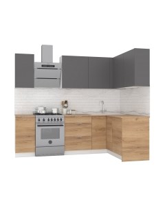 Кухонный гарнитур Интермебель Микс Топ-21 1.9x1.42м правая