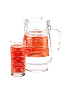 Набор для напитков Luminarc Brus Mania red P7452