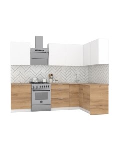 Кухонный гарнитур Интермебель Микс Топ-23 2.1x1.42м правая