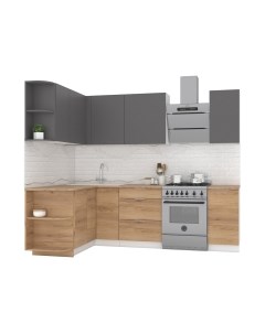 Кухонный гарнитур Интермебель Микс Топ-17 1.9x1.7м левая