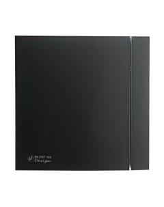 Вентилятор накладной Soler&Palau Silent-100 CHZ Matt Black Design / 5210402300-011000 Soler&palau