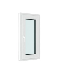 Окно ПВХ Rehau Roto NX Одностворчатое Поворотно-откидное правое 3 стекла