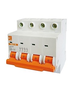 Выключатель автоматический КС ВА 47-39 4Р 6А D / 81206 Кс