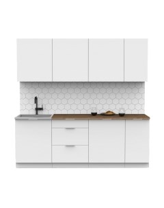 Кухонный гарнитур Интермебель Микс Топ-7 2.2м