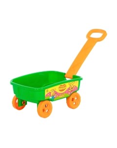 Тележка для песочницы Полесье Оранжевая корова с ручкой / 83934