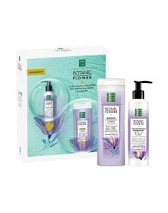 Набор косметики для волос Botanic Flower 2023 Шампунь 200мл+Сыворотка 160мл Чистая линия