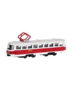 Трамвай игрушечный SB-16-66-OR-WB Технопарк