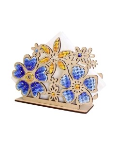 Набор для вышивания Салфетница. Цветочная поляна / О-044М М.п.студия