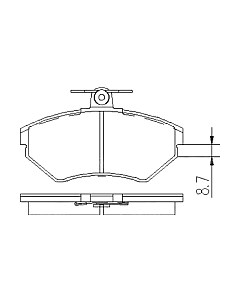 Тормозные колодки Patron PBP1289 Патрон