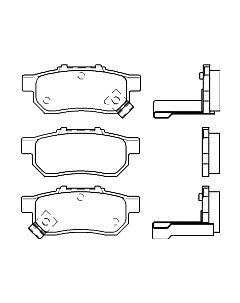 Тормозные колодки 244002SX Stellox