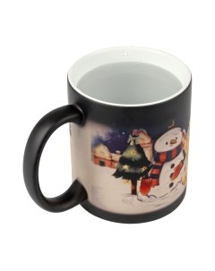 Кружка Bondibon Новогодняя Хамелеон Зимнее волшебство / ВВ5638