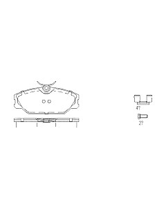 Тормозные колодки Patron PBP1420 Патрон