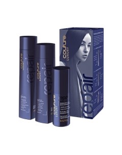 Набор косметики для волос Estel Haute Couture Repair Шампунь 300мл+Бальзам 250мл+Эликсир 50мл