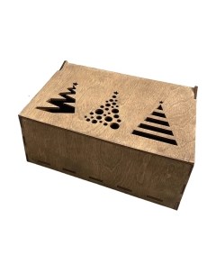 Коробка подарочная ОМурМебель Три елки Омурмебель