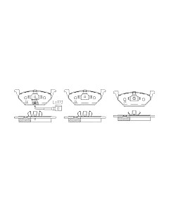 Тормозные колодки Patron PBP1398 Патрон