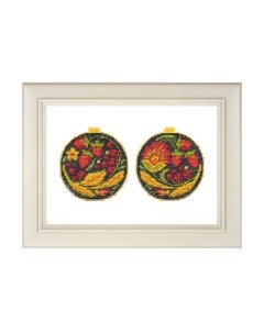 Набор для вышивания Ёлочная игрушка. Хохлома / 1147В Овен