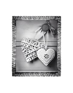 Картина Декарт Плетеное белое сердце 8Л3374