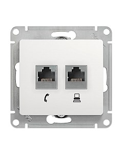 Розетка Systeme (Schneider) Electric Glossa GSL000185 Systeme (schneider) electric