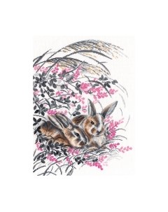 Набор для вышивания Кролики / 1428В Овен